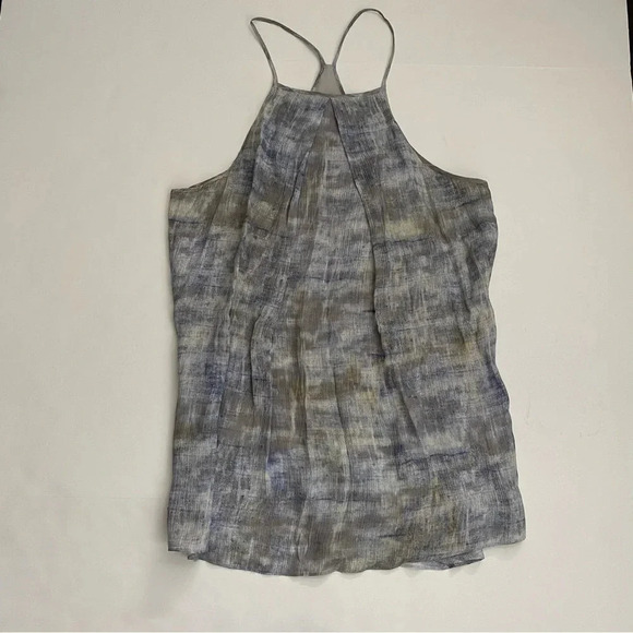 Derek Lam 10 Crosby abstract silk racerback camisole Tank Blouse size 6 - Picture 4 of 12